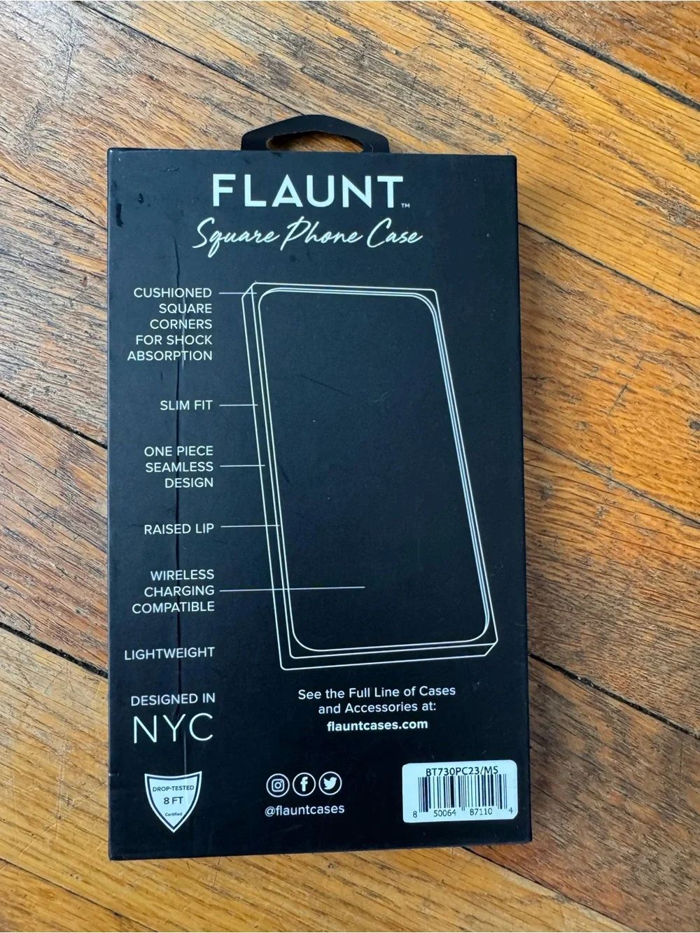 Flaunt Square Phone Case for iPhone 15 Pro Max - Cream Tortoiseshell